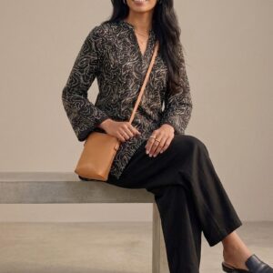 Black lawn kurta shalwar