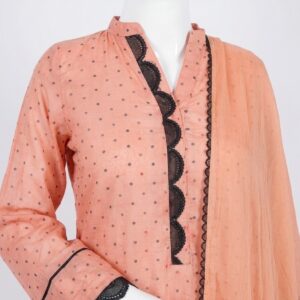 Peach jacquard 3pcs