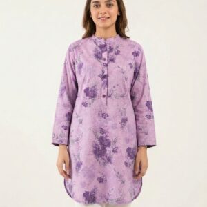 Purple lawn Kurta
